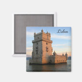 Belem Tower in Lissabon Magnet (Vorderseite/Rückseite)