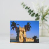 Belem Tower Portugal Postkarte (Stehend Vorderseite)