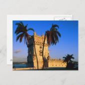 Belem Tower Portugal Postkarte (Vorne/Hinten)