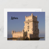 Belem Tower Postkarte (Vorne/Hinten)