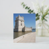 Belem Tower Postkarte (Stehend Vorderseite)