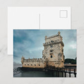 Belém Tower Postkarte (Vorne/Hinten)