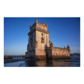 Belem Turm bei Sonnenuntergang in Lissabon, Portug Fotodruck (Vorne)