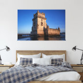 Belem Turm bei Sonnenuntergang in Lissabon, Portug Leinwanddruck (Insitu (Schlafzimmer))