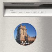 Belem Turm bei Sonnenuntergang in Lissabon, Portug Magnet (In Situ (Geschirrspüler))