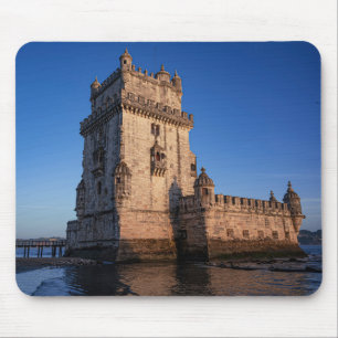 Belem Turm bei Sonnenuntergang in Lissabon, Portug Mousepad