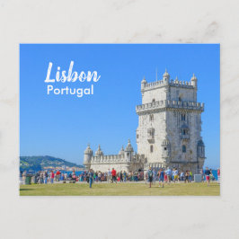 Belem Turm von Lissabon in Portugal Postkarte