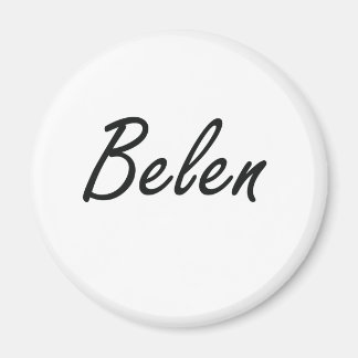 Belen künstlerischer Name Design Magnet