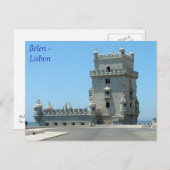 Belen Tower - Lisboa - Portugal Postkarte (Vorne/Hinten)
