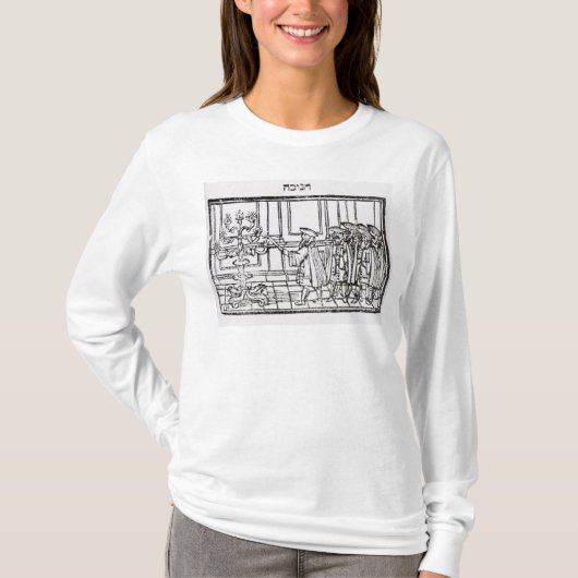 Beleuchten des Menorah T-Shirt (Vorderseite)