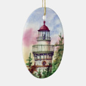 Beleuchten Sie die Weisen-Leuchtturm-Verzierung Keramikornament (Rechts)