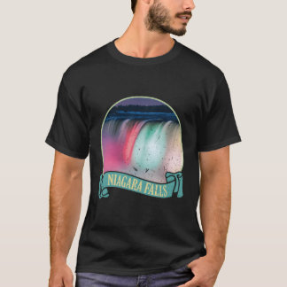 Beleuchtet bei Nacht Niagarafälle T-Shirt