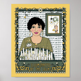 Beleuchtet durch das Light_C_8x10-Poster Poster