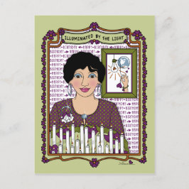 beleuchtet durch die Light_A_ Postkarte