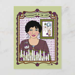 beleuchtet durch die Light_A_ Postkarte