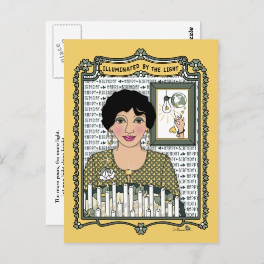 beleuchtet durch die Light_C_ Postkarte (Vorne/Hinten)