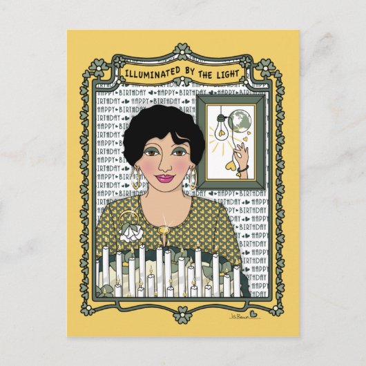 beleuchtet durch die Light_C_ Postkarte (Vorderseite)