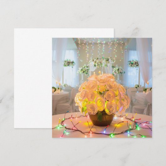 beleuchtet einladung (Vorne/Hinten)