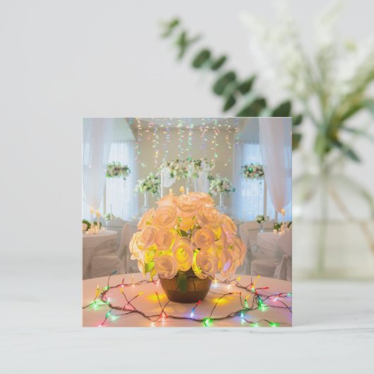 beleuchtet einladung (Stehend Vorderseite)