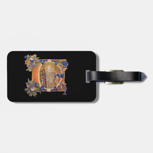 Beleuchtet Initial-C-Gepäckmarke Gepäckanhänger (Rückseite horizontal)