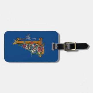 Beleuchtet Initial-F-Gepäckmarke Gepäckanhänger