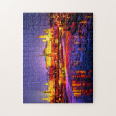 Beleuchtet Moskauer Kreml in der Winternacht Puzzle (Vertikal)