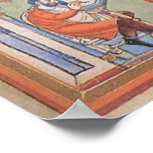 Beleuchtet Saint Page Poster (Ecke)