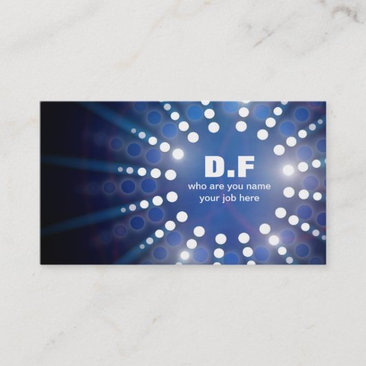 beleuchtet Visitenkarte (Vorderseite)