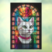 Beleuchtete Dankbarkeit: Ein festes Glasfenster Fensteraufkleber (Blatt 3)