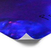 Beleuchtete Perlen und Draht 1 Poster (Ecke)