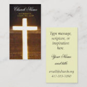 Beleuchtete Querkarten des Visitenkarte (Vorne/Hinten)