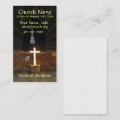 Beleuchtete Querklotz-Kirchen-Karten fertigen Visitenkarte (Vorne/Hinten)