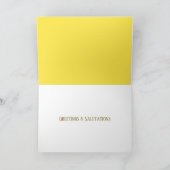 Beleuchtete Reflektionen Gruß Karte (Innenseite)