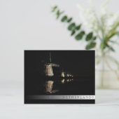 Beleuchtete Windmühlen am Bar Postkarte (Stehend Vorderseite)
