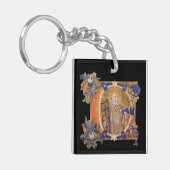 Beleuchteter anfänglicher C-Schlüsselring Schlüsselanhänger (Vorderseite links)