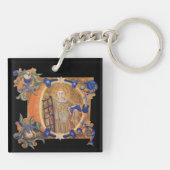 Beleuchteter anfänglicher C-Schlüsselring Schlüsselanhänger (Rückseite)