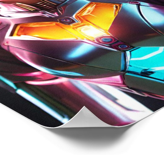 Beleuchteter Auszug Poster (Ecke)