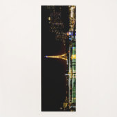 Beleuchteter Eiffelturm in Paris nachts Yogamatte (Vorderseite)