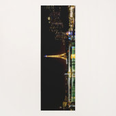 Beleuchteter Eiffelturm in Paris nachts Yogamatte (Rückseite)