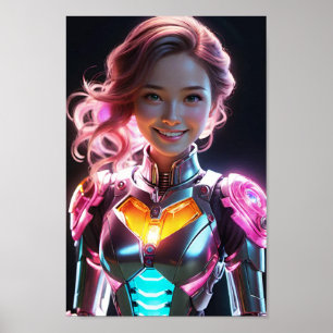 Beleuchteter Exosuit Poster