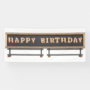 Beleuchtetes Marquee-Buchstaben Happy Birthday-Ban Banner