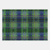 Beleuchtung Blau/Grün Geschenkpapier Set (Vorderseite 2)