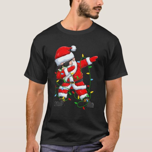 Beleuchtung Dabbing Weihnachten Weihnachten T-Shirt (Vorderseite)