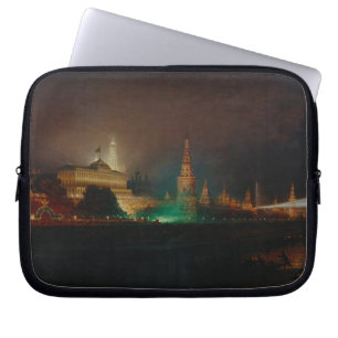Beleuchtung des Kremls, 1883 (Öl auf Leinwand) Laptopschutzhülle