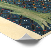 Beleuchtung einer Menorah, aus Poster (Ecke)