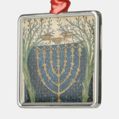 Beleuchtung eines menorah, von silbernes ornament (Links)