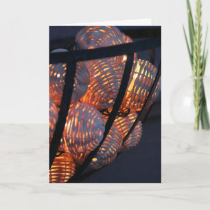 Beleuchtung Feiertagskarte