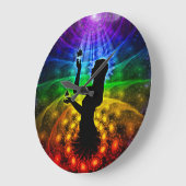 Beleuchtung Große Wanduhr (Winkel)