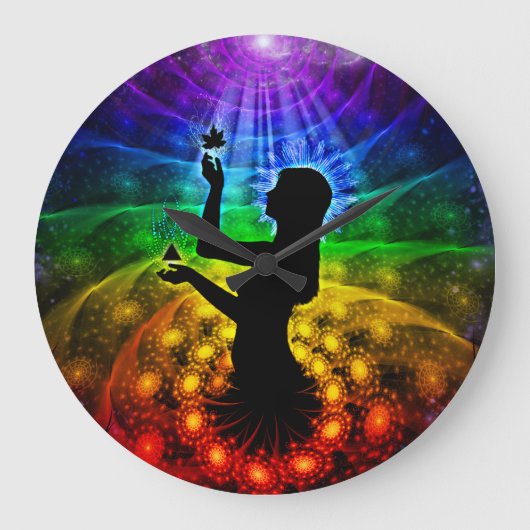 Beleuchtung Große Wanduhr (Vorderseite)