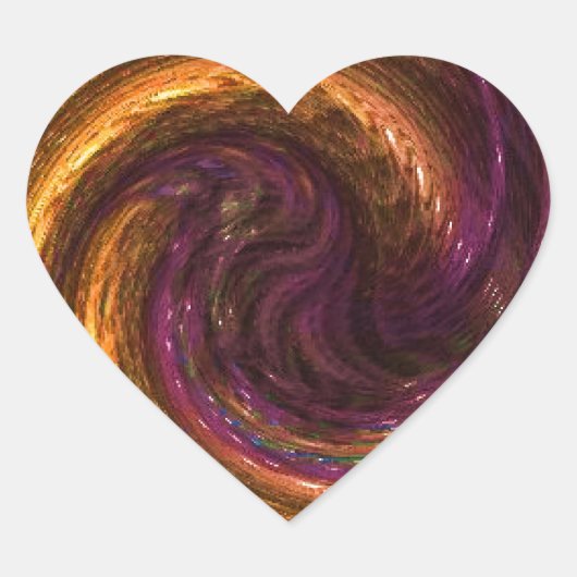 Beleuchtung Herz-Aufkleber (Vorderseite)